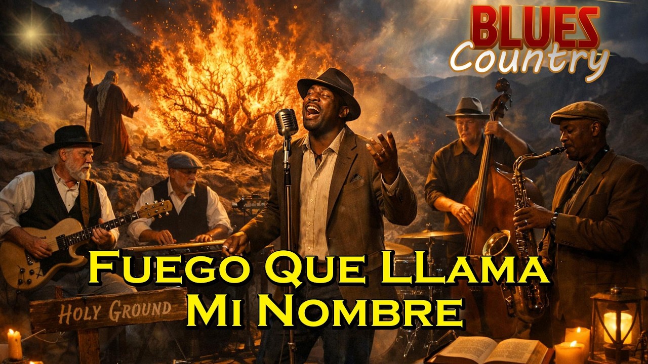 Cuando Dios Habló en el Fuego | Blues Espiritual Intenso 🎷🔥