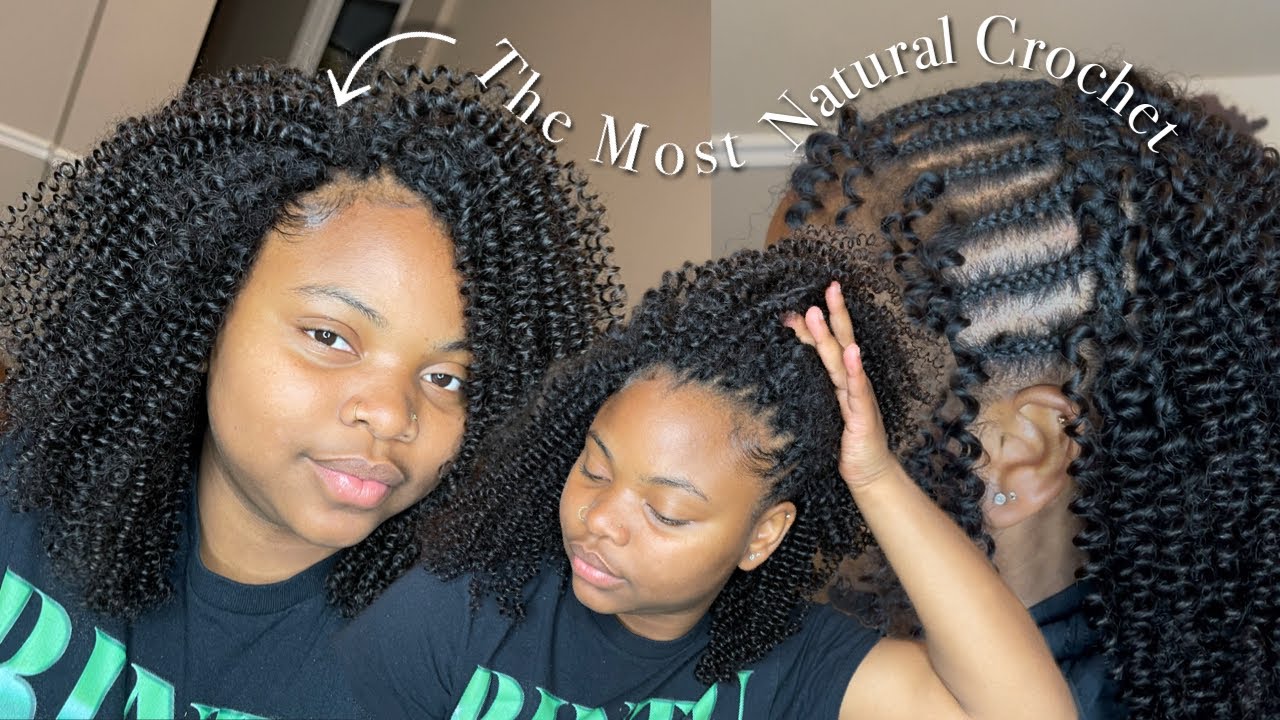 New Crochet Technique!🥳Get Natural Looking Crochet At Ease!🥰 | HerGivenHair Feather Crochet Hair