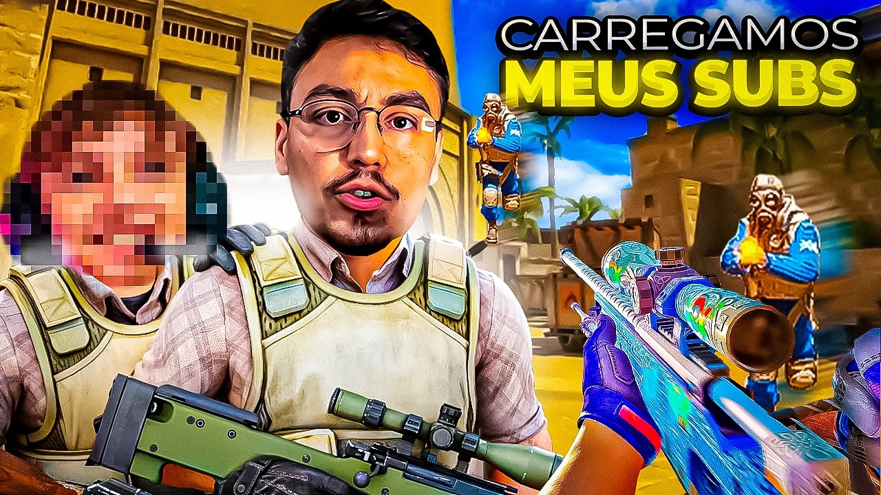 Convoquei o SERG1N pra uma MISSÃO IMPOSSÍVEL... carregar os MEUS SUBS😂 (conseguimos?!)