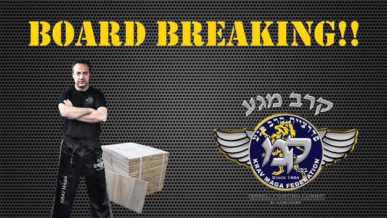 Krav Maga - Having fun Board Breaking with kids