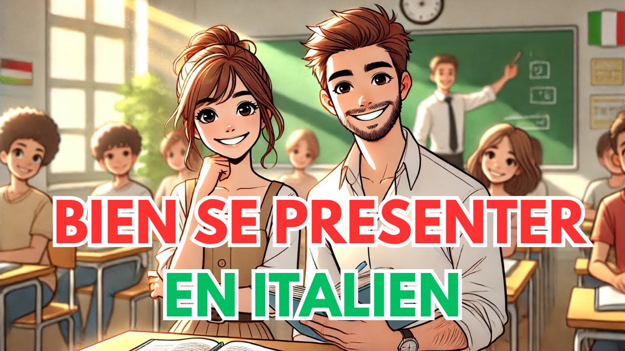 Tu veux parler italien ? Commence par te présenter 🎤🎧🚀  Italien pour débutant