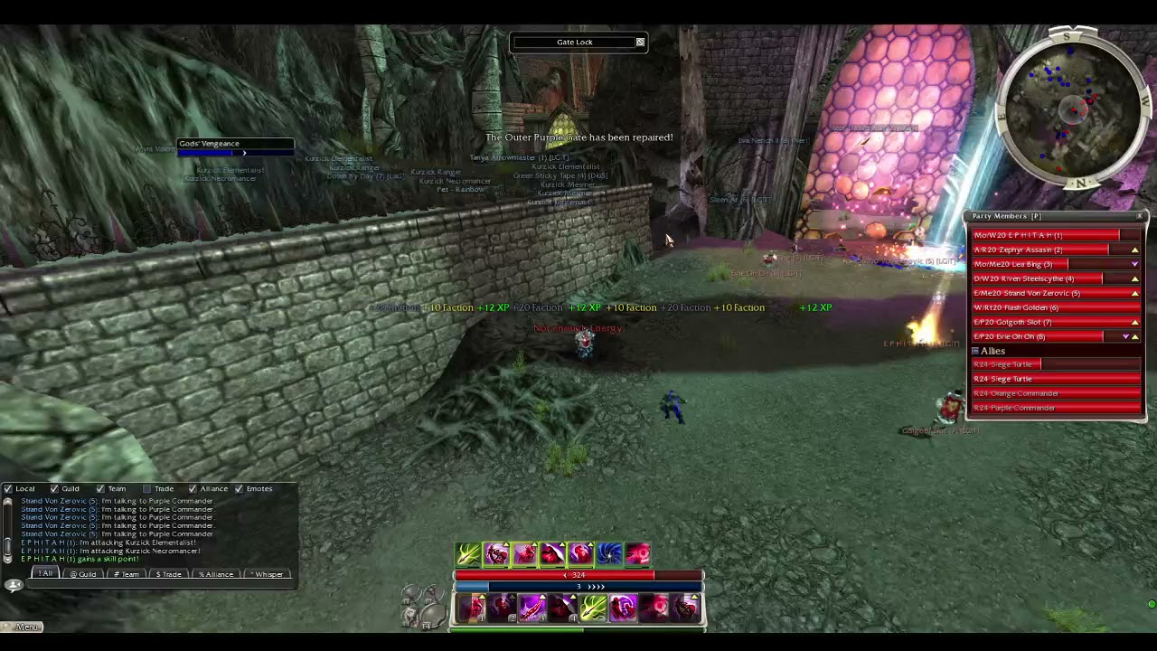 guild wars 1 FA pvp assasin build crit bow interupt build