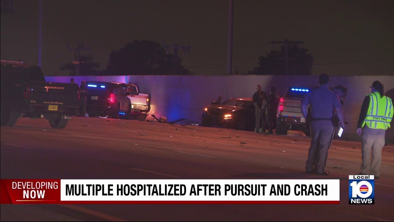 Chase leads to fatal crash on Florida’s Turnpike in Broward