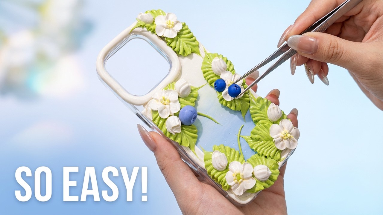 DIY Phone Cases with Sculpted Details - Easy Projects