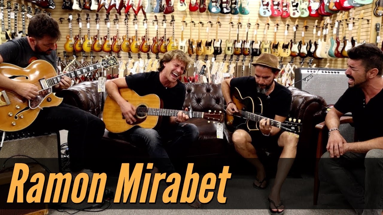 Ramon Mirabet and his band at Norman's Rare Guitars