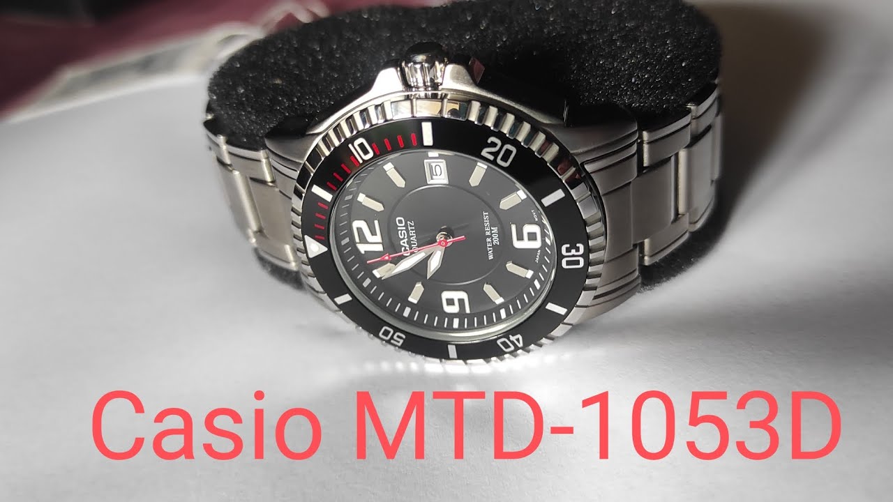 Casio MTD-1053D unboxing