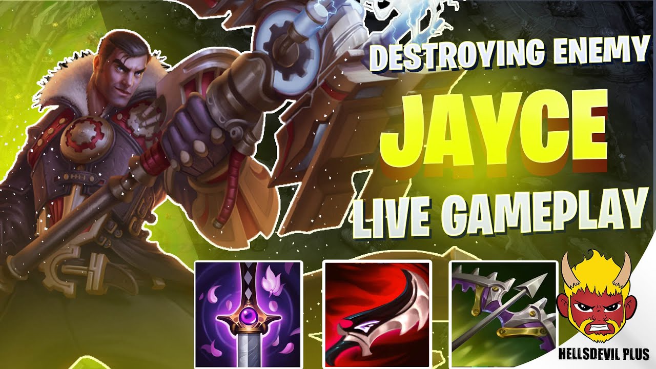DESTROYING The Enemy With Jayce - Wild Rift HellsDevil Plus Gameplay