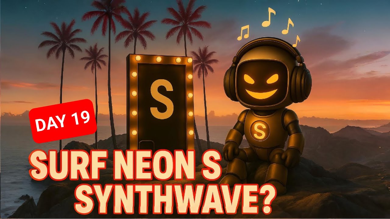 S | Synthwave Cruise | Vaporwave Neon Chill – Alphabet Music Series