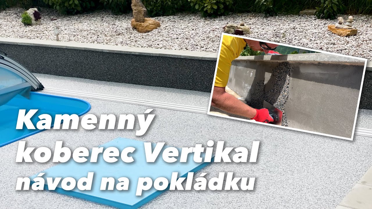 Návod - Jak položit kamenný koberec Destone Vertikal na svislé plochy