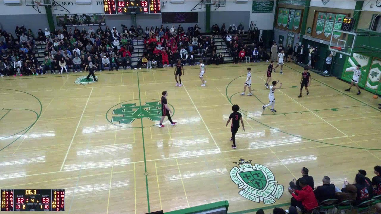 St. Mary's High School vs Lincoln High School Mens Varsity Basketball