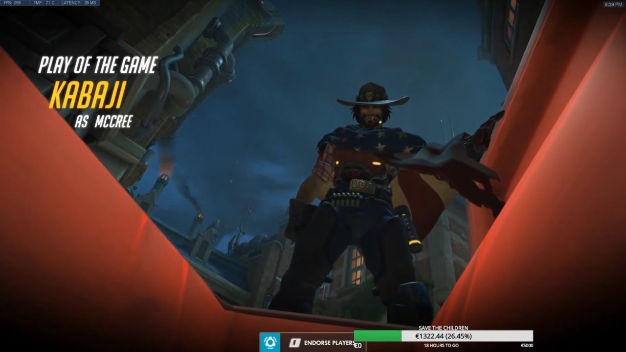 Overwatch Kabaji Playing Mccree Like F.cking Human Aimbot -POTG-
