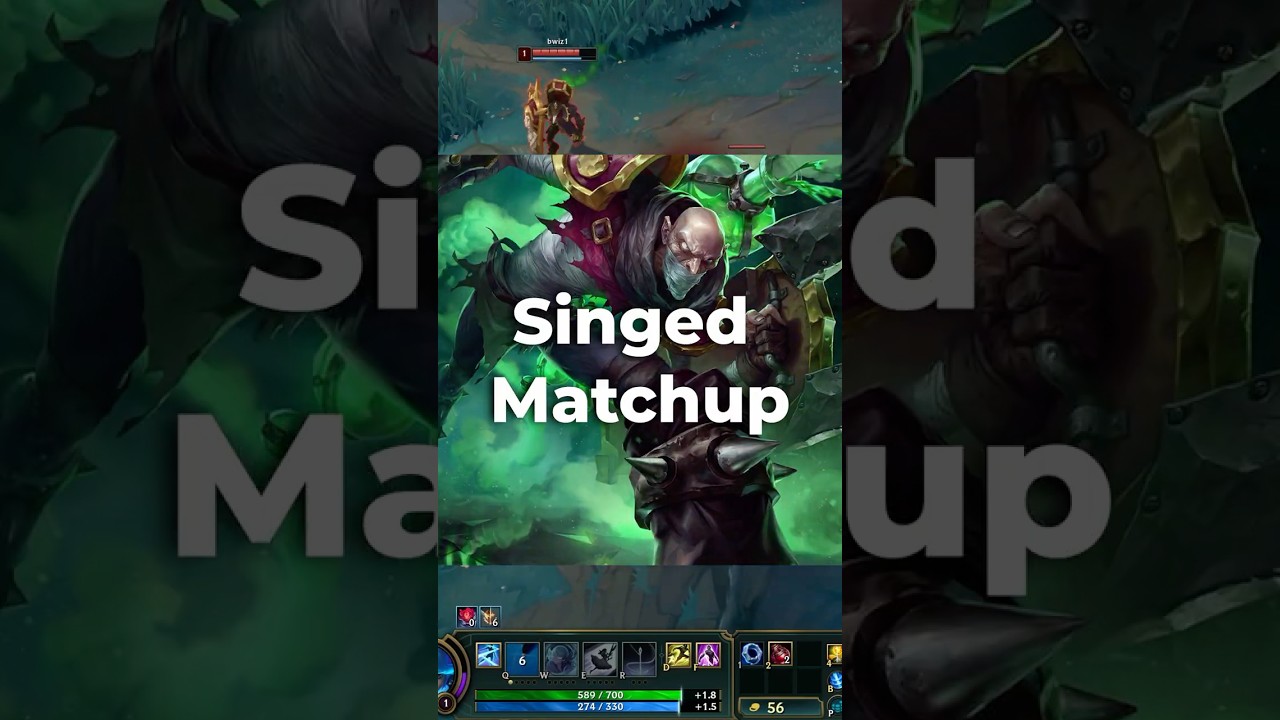 НИКОГДА больше не проигрывайте в матче Singed (ОБНОВЛЕНО) #leagueoflegends #challenger #education...