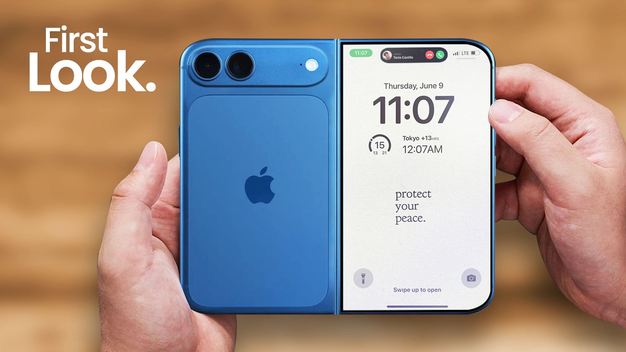iPhone Fold: первый взгляд подтверждает гениальный ход Apple.
