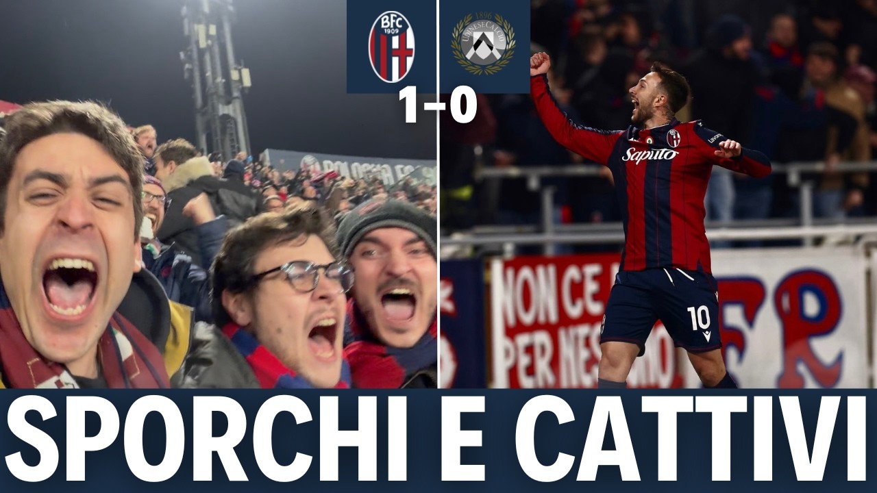3 PUNTACCI! TORNA POETICA! BOLOGNA - UDINESE 1-0 STADIO LIVE REACTION