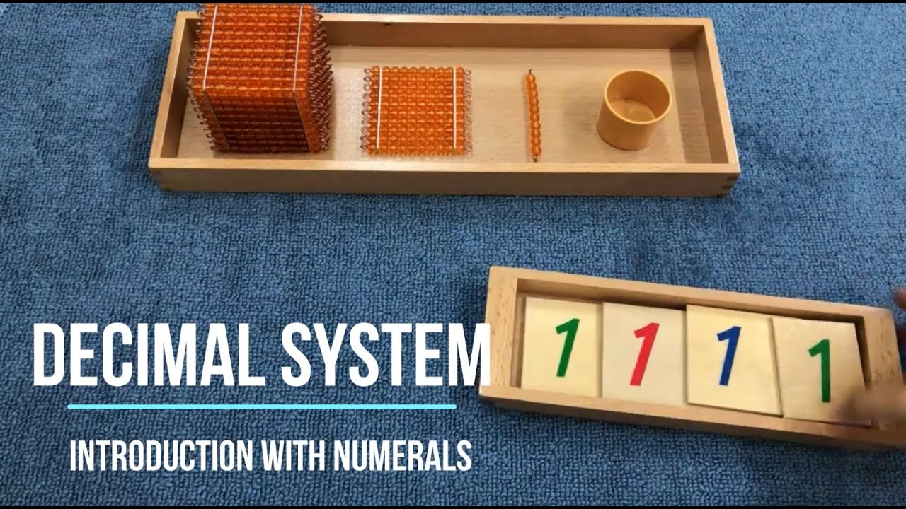 [VMI] Math - Decimal System: Introduction with Numerals - Montessori
