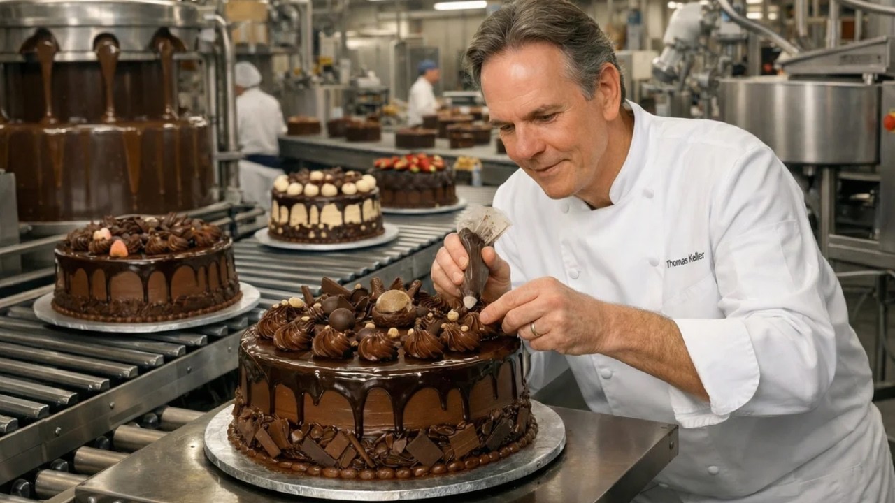 Inside the Chocolate Cake Factory: Thomas Keller’s Deep Cocoa Classic (Full Process)