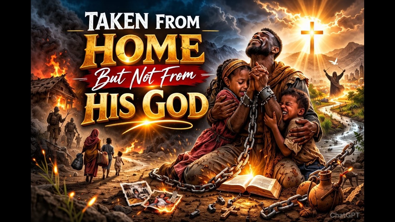 Taken From Home - But Not From His God.
