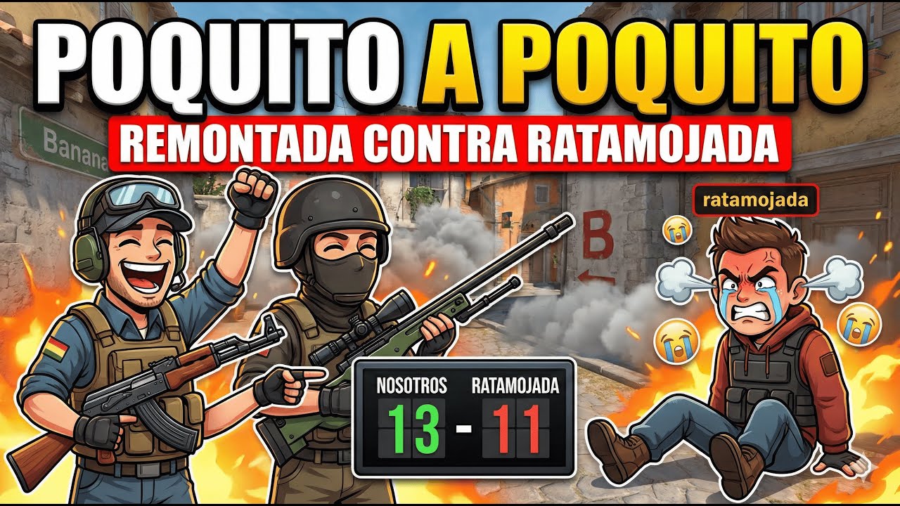 POQUITO A POQUITO: Remontada contra ratamojada entre RISAS