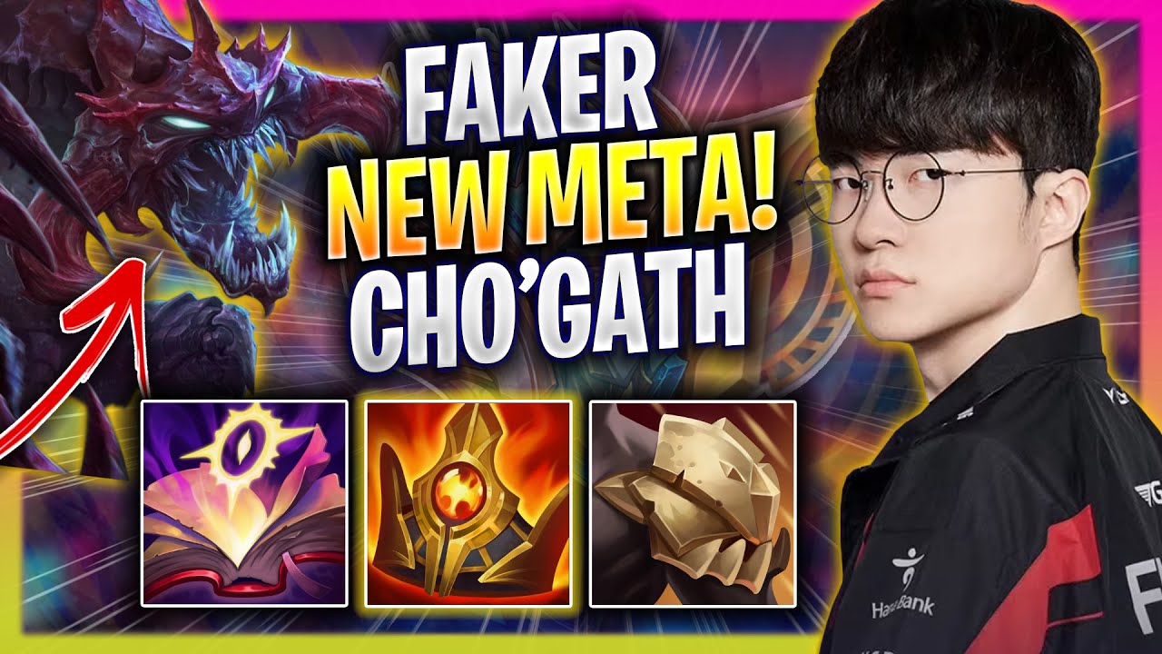 FAKER CRAZY NEW META CHO'GATH MID! - T1 Faker Plays Cho'gath MID vs Taliyah! | Season 2025