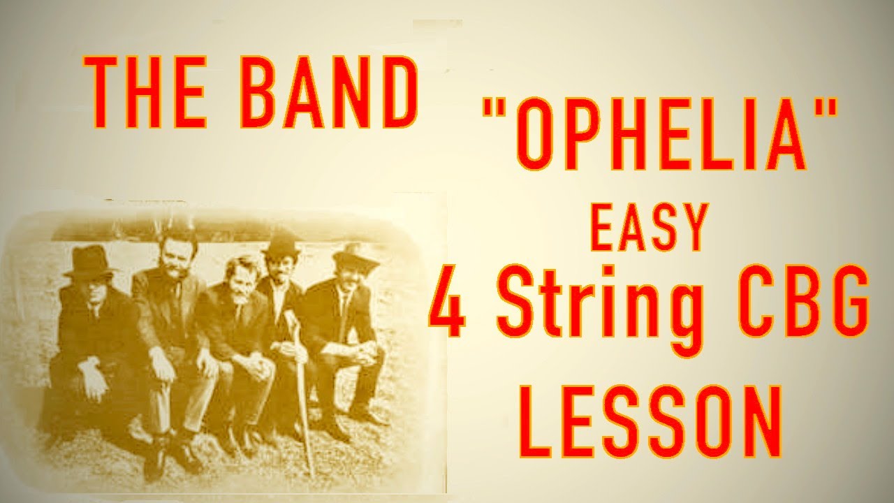 Ophelia 4 String EASY Cigar Box Guitar Lesson The Band  