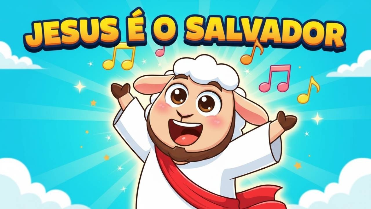 JESUS  é o Salvador - Música Cristã Infantil - Canção Bíblica para Crianças - NosySheep