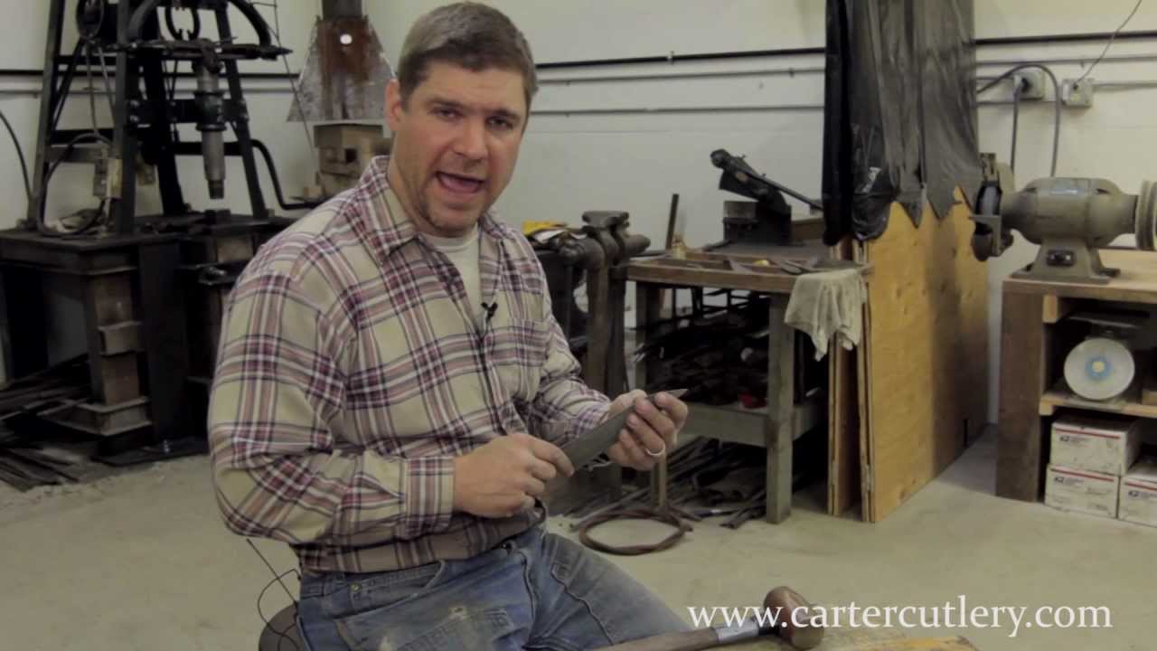 Start to Finish: Grinding a Kitchen Knife - MURRAY CARTER