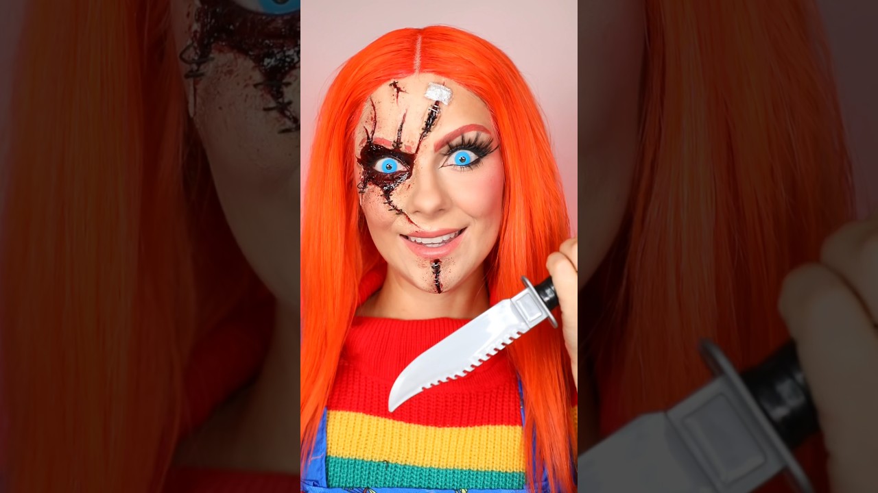 Чаки 🔪 Макияж на Хэллоуин SPFX 
