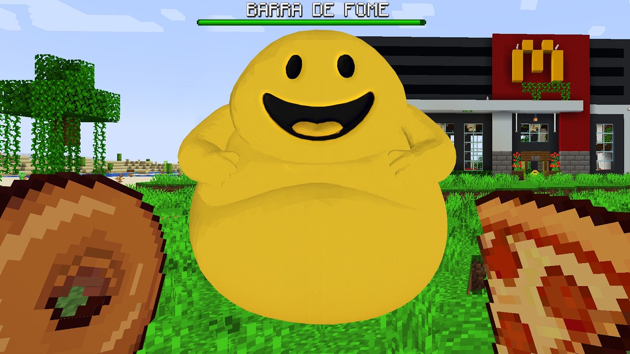 O VERITY DO MINECRAFT EST&Aacute; COM MUITA FOME!!!