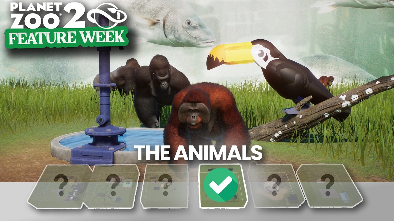 Birds, Fish and better Fur Shaders! Planet Zoo 2 Feature Week 04