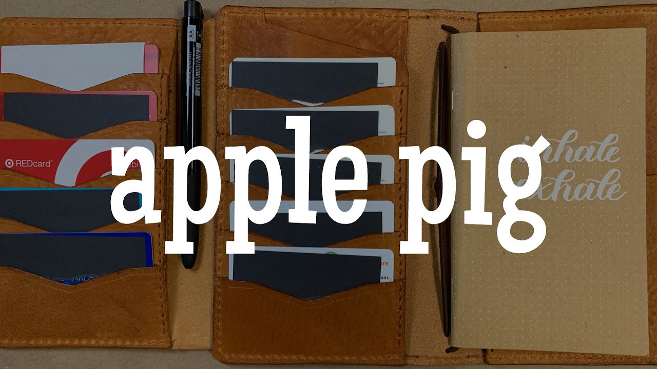 My First Apple Pig | Wallet Setup | Personal Size