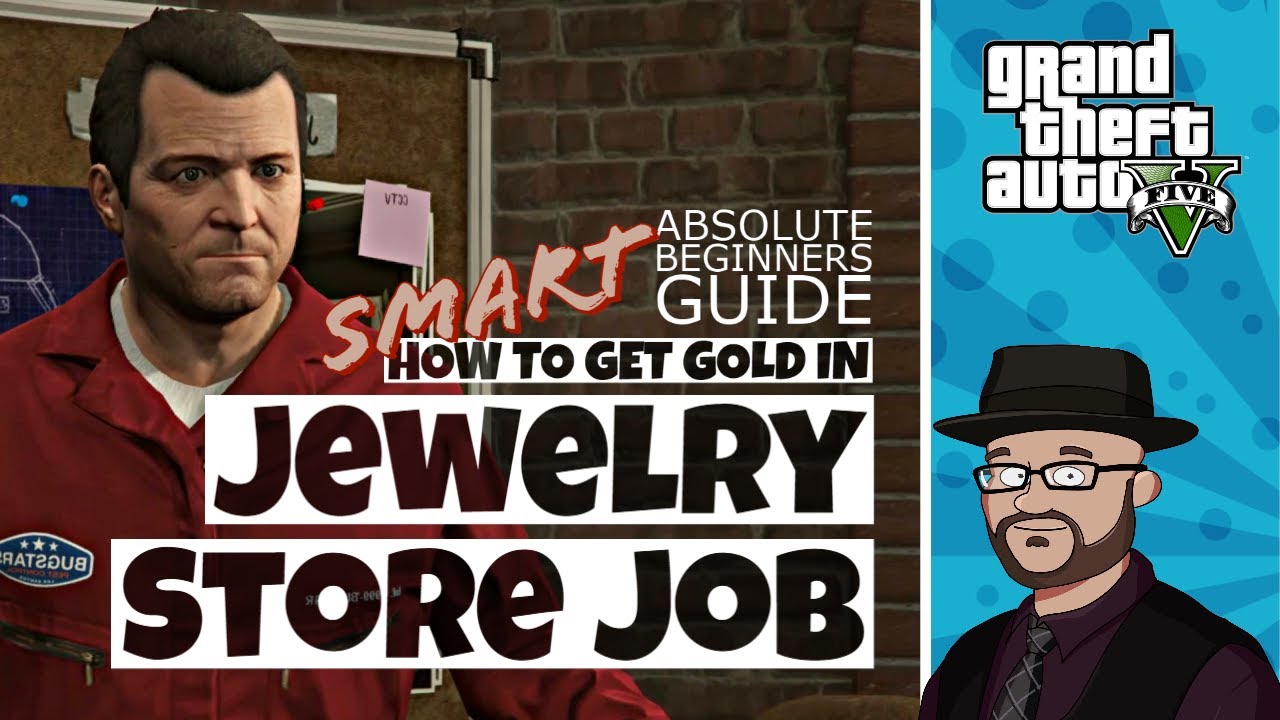How to get Gold in GTA 5 Jewel Store Job (Smart) Walkthrough | GTA5 Jewel Store Job (Smart) Tutorial
