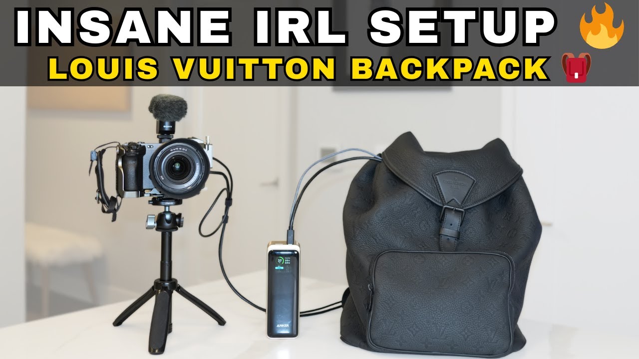 INSANE IRL Backpack Setup 🔥 LiveU Solo Pro + Sony FX3 (Like iShowSpeed)