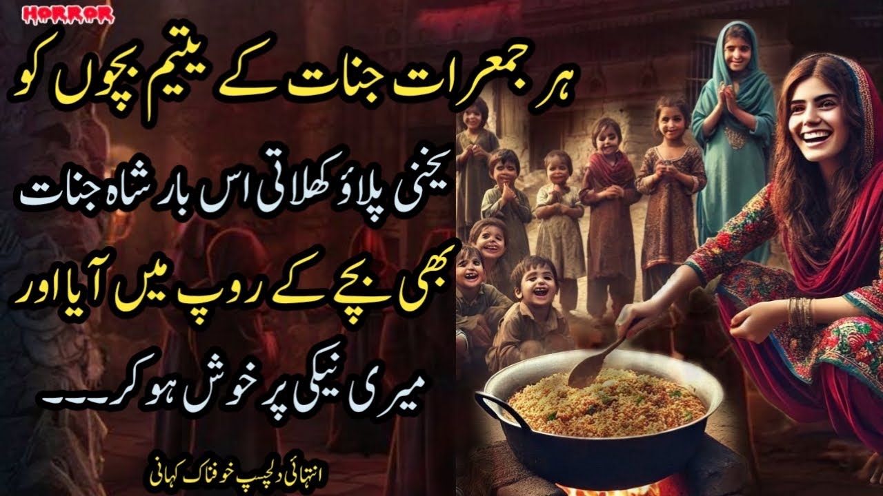 Har Jumerat Jinnat K Yateem Bachon Ko Yakhni Pulao Khilati Iss Bar Shah Jinnat Bhi Bachey K Roop Mei