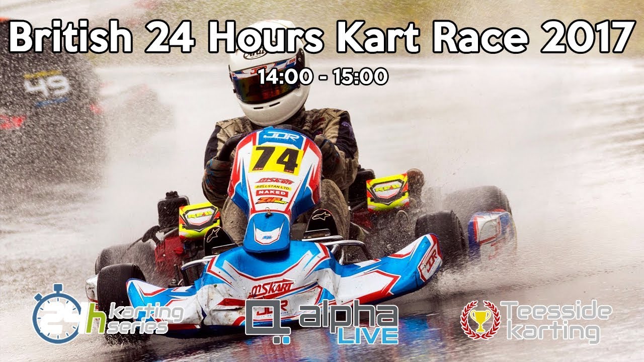 British 24hr Kart Race 2017 - Teesside Autodrome - Hour 3