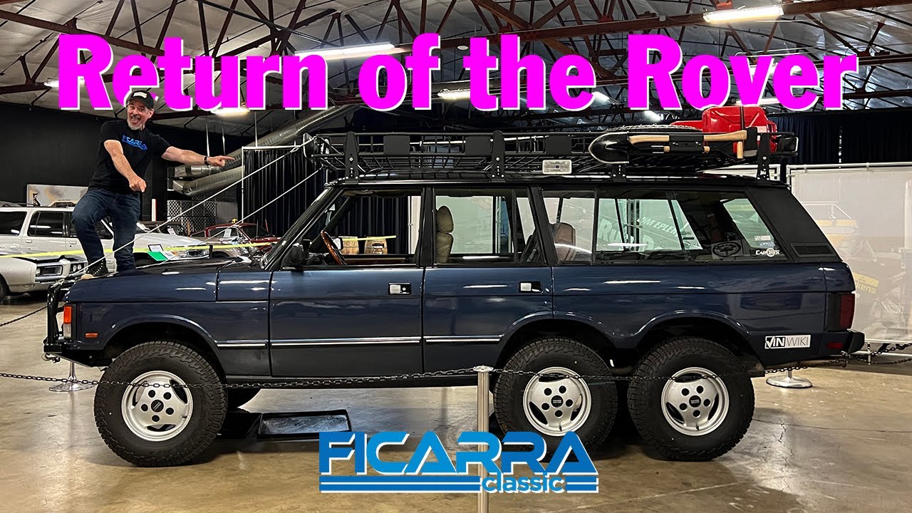 The 6-Wheel Range Rover goes to the California Automobile Museum!