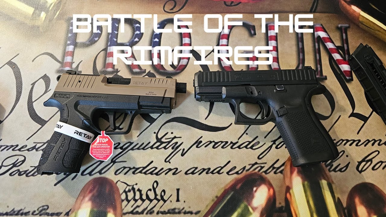 Battle of the Rimfires: Retay RXP 22 vs Glock 44