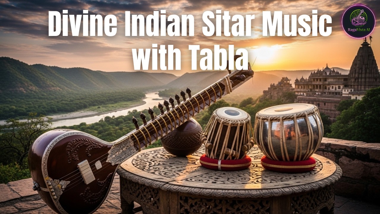 Divine Indian Sitar Music with Tabla – Peaceful Raga Experience