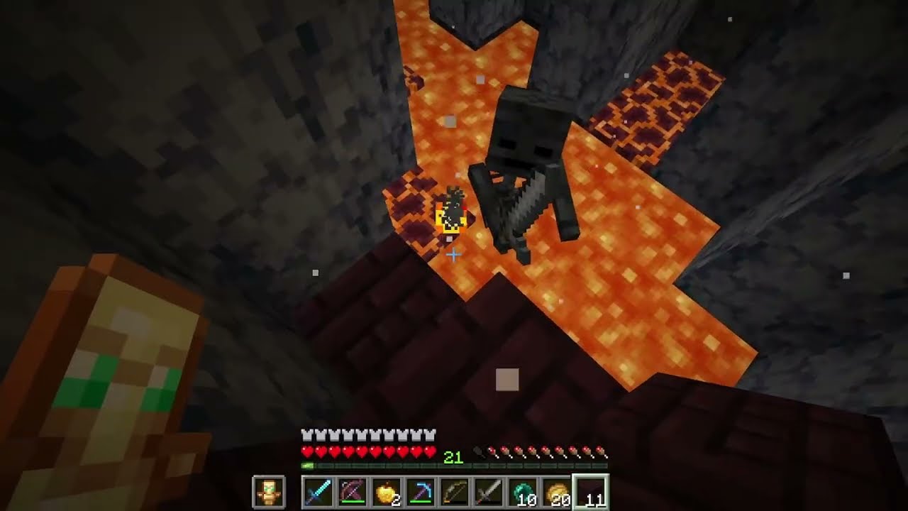 Explorando o NETHER em busca da Caveira do Wither | Minecraft