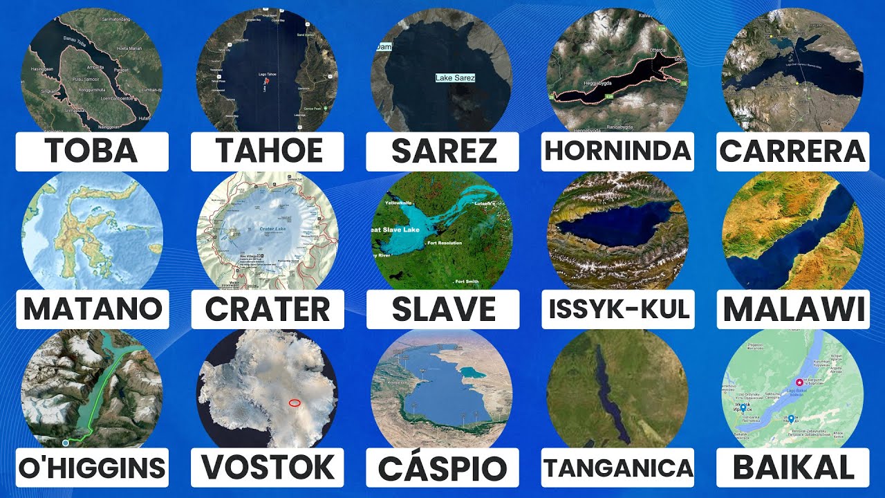 15 LAGOS mais PROFUNDOS do MUNDO | Geo Fatos