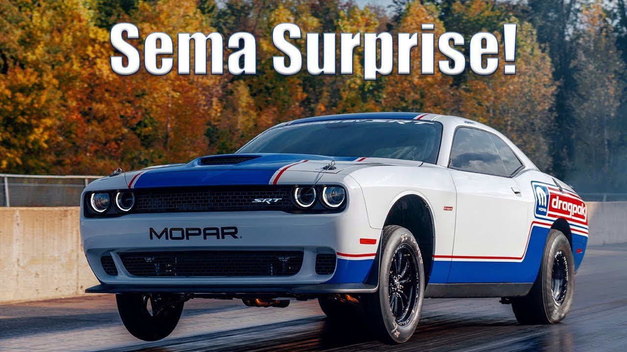 Meet the 2020 Mopar Dodge/SRT Challenger Drag Pak unveiled at SEMA