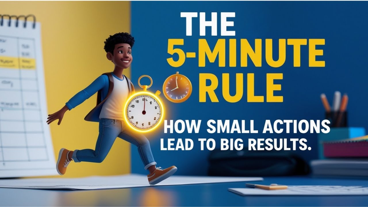 The five minute rule: How Small Actions Lead to Big Results