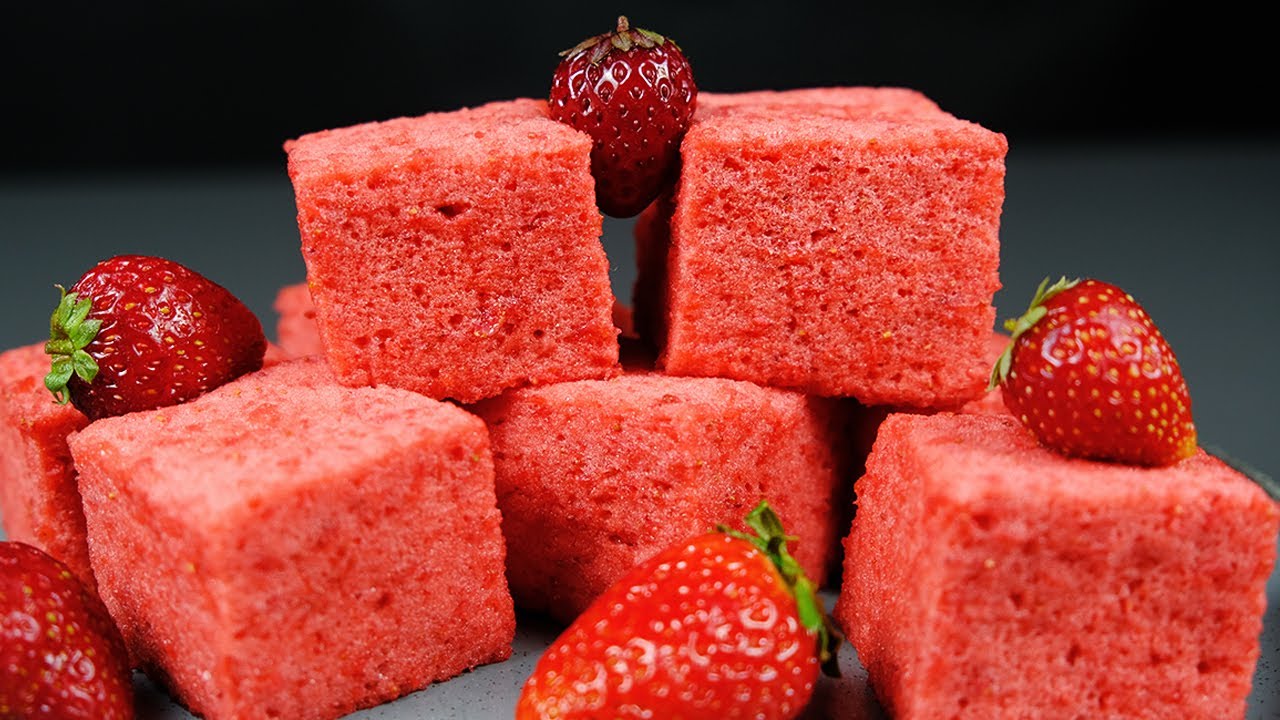Nur 3 ZUTATEN! ERDBEER DESSERT ohne Sahne und Backwaren. Super einfaches Rezept!