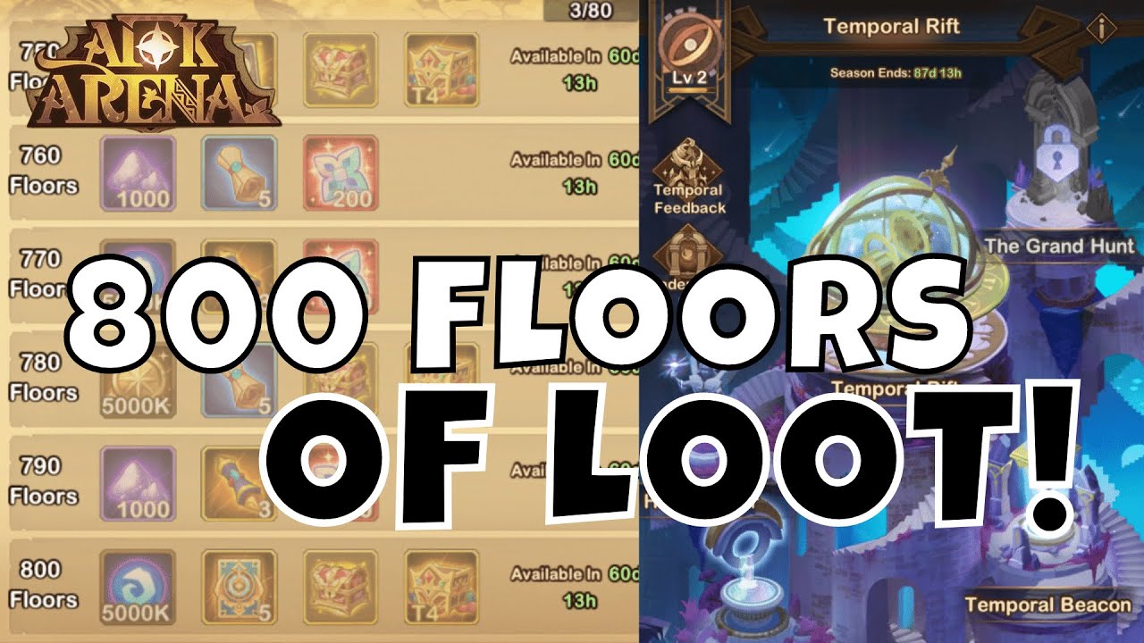 TEMPORAL RIFT SEASON THREE PREP! [FURRY HIPPO AFK ARENA]