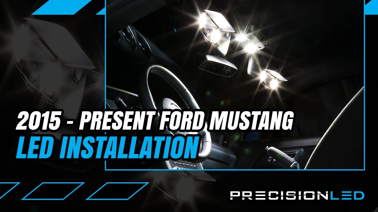 Ford Mustang LED Interior light conversion kit installation - 6th Gen | 2015+