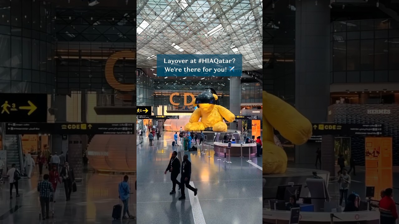 Plan your transit itinerary at Hamad International Airport 📝✨✈️ #VisitQatar