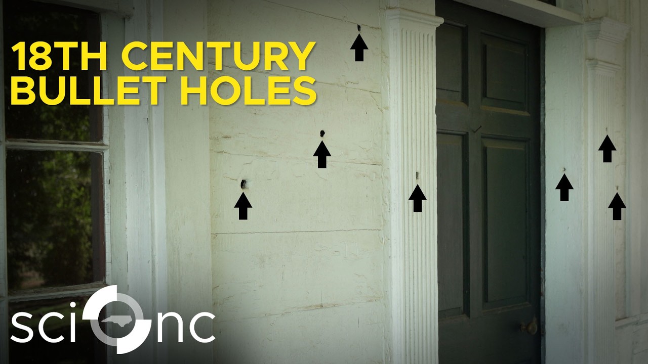 The bullet holes that tell a 250-year-old story