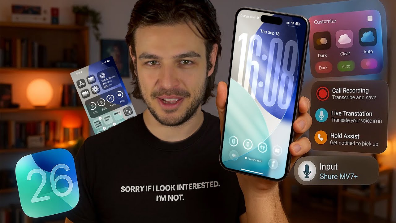 iOS 26 &ndash; Tot ce e nou pe iPhone! Liquid Glass, Apple Intelligence și peste 100 de funcții