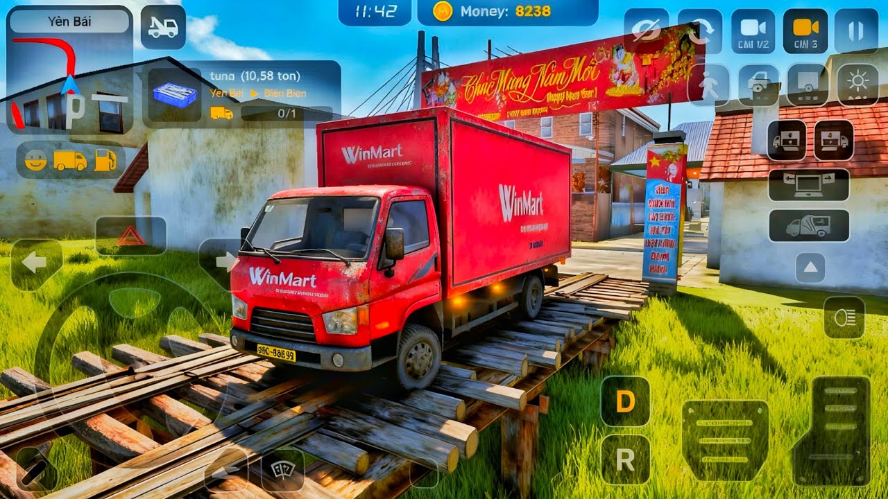 Minitruck Simulator Vietnam l Fresh Tuna Fish Package Delivery