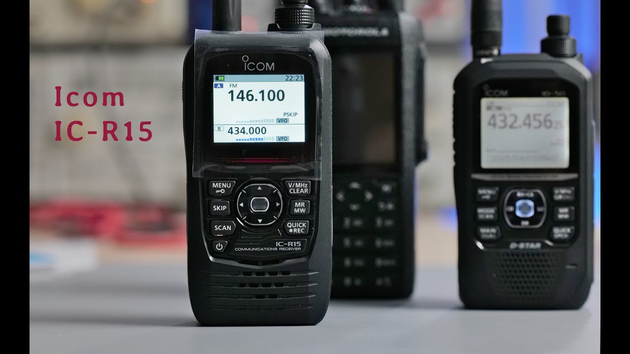 Обзор приемника Icom IC-R15 и сравнение с радиостанцией Icom ID-50