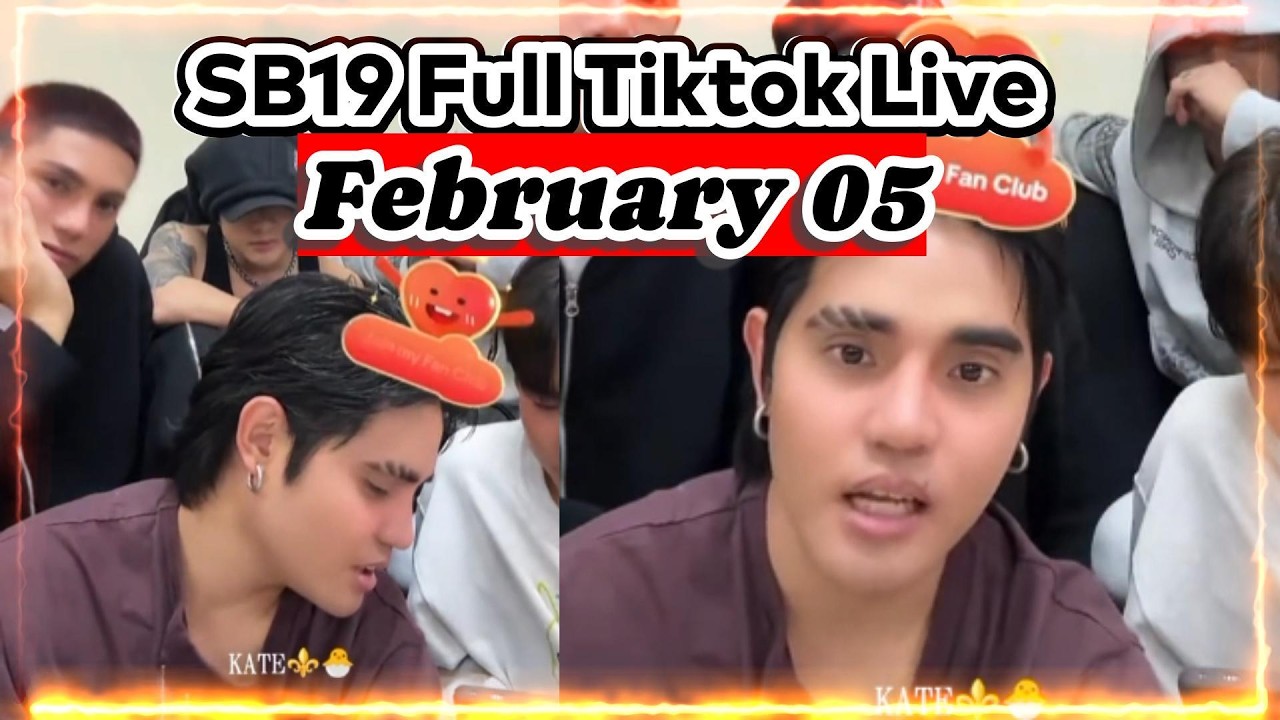 SB19 Full Tiktok Live Feb. 05 Midnight Live